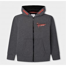 PEPE JEANS OLEG PB581427-963  ΖΑΚΕΤΑ ΦΟΥΤΕΡ ΜΕ ΚΟΥΚΟΥΛΑ  ΓΚΡΙ